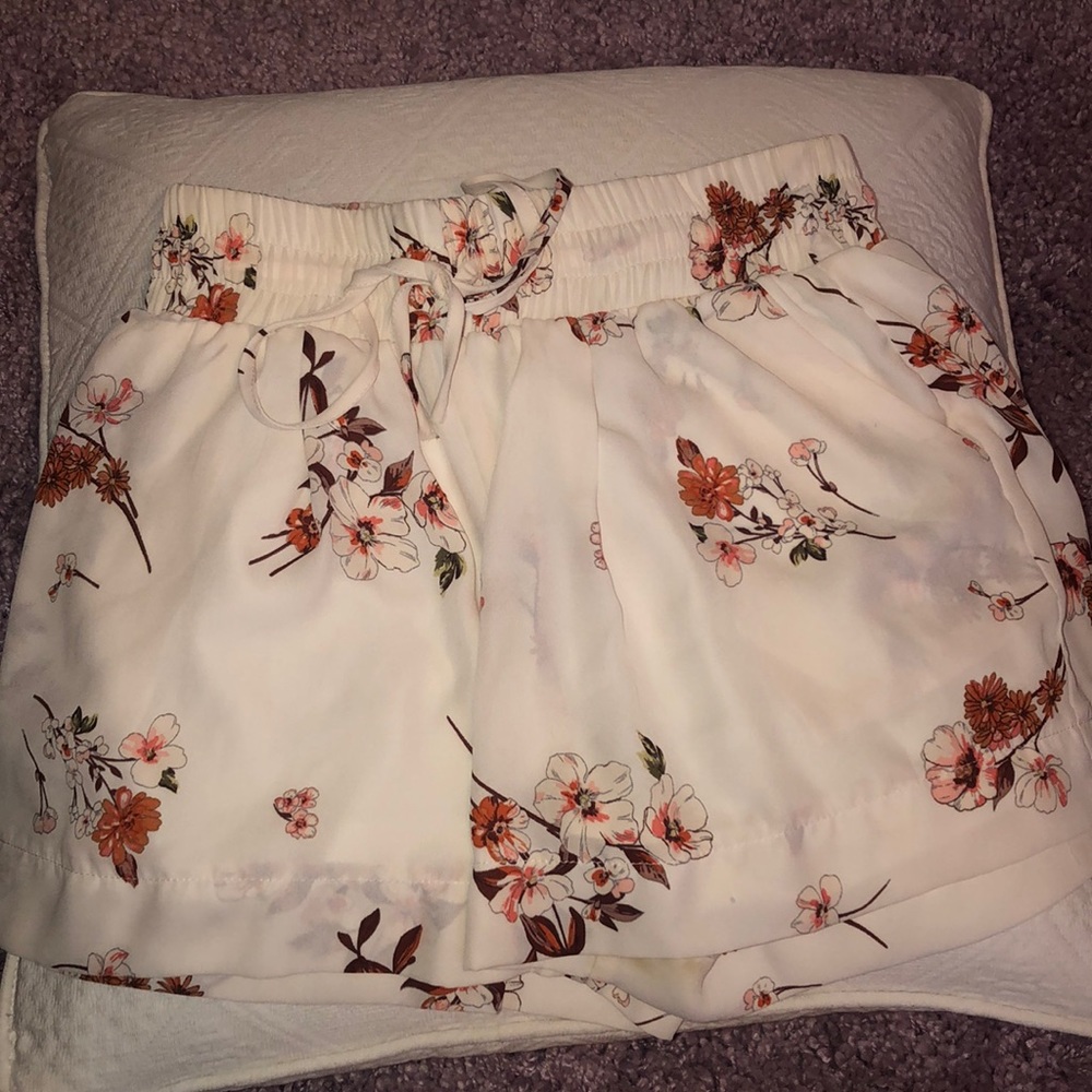 cherry blossom floral float shorts